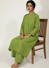 2pc Cotton Lawn hand Embroidery Dress