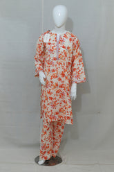 2-Piece Stitched Printed Lawn Dress