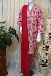 3pc Printed Lawn Dress