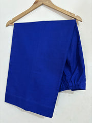 2 Pc - Stitched Khaddar Hand Embroidered Dress With Plazo