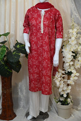 2-Piece Stitched Lawn Dress