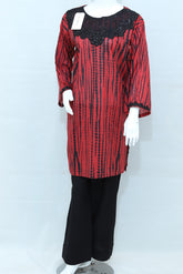 2-Piece Stitched Printed Lawn Dress With Shalwar