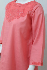 2 Piece - Stitched Khaddar Dress With Trouser