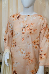 2-Piece Stitched Printed Lawn Dress