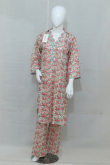 2-Piece Stitched Printed Lawn Dress