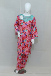 2-Piece Stitched Printed Lawn Dress