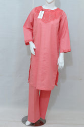 2 Piece - Stitched Khaddar Dress With Trouser