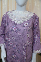 2-Piece Stitched Printed Lawn Dress