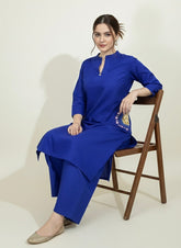 2pc Cotton Lawn Hand Embroidery Dress