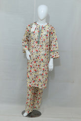 2-Piece Stitched Printed Lawn Dress