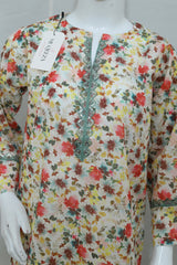 2-Piece Stitched Printed Lawn Dress