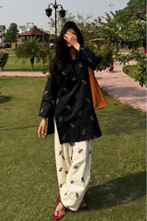 2pc Embroidered Farshi Dress
