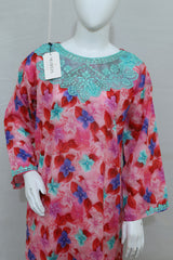 2-Piece Stitched Printed Lawn Dress