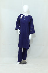 2pc Cotton Lawn Stitched Dress