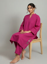 2pc Cotton Lawn Hand Embroidery Dress