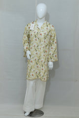 2-Piece Stitched Printed Lawn Dress With Shalwar