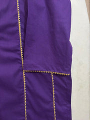 2pc Cotton Lawn Dress - Purple
