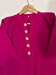 2pc Cotton Lawn Hand Work Dress