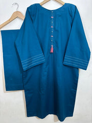 2pc Cotton Lawn Hand Embroidered Dress