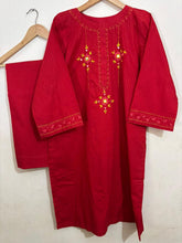 2pc Cotton Lawn Hand Embroidery Dress