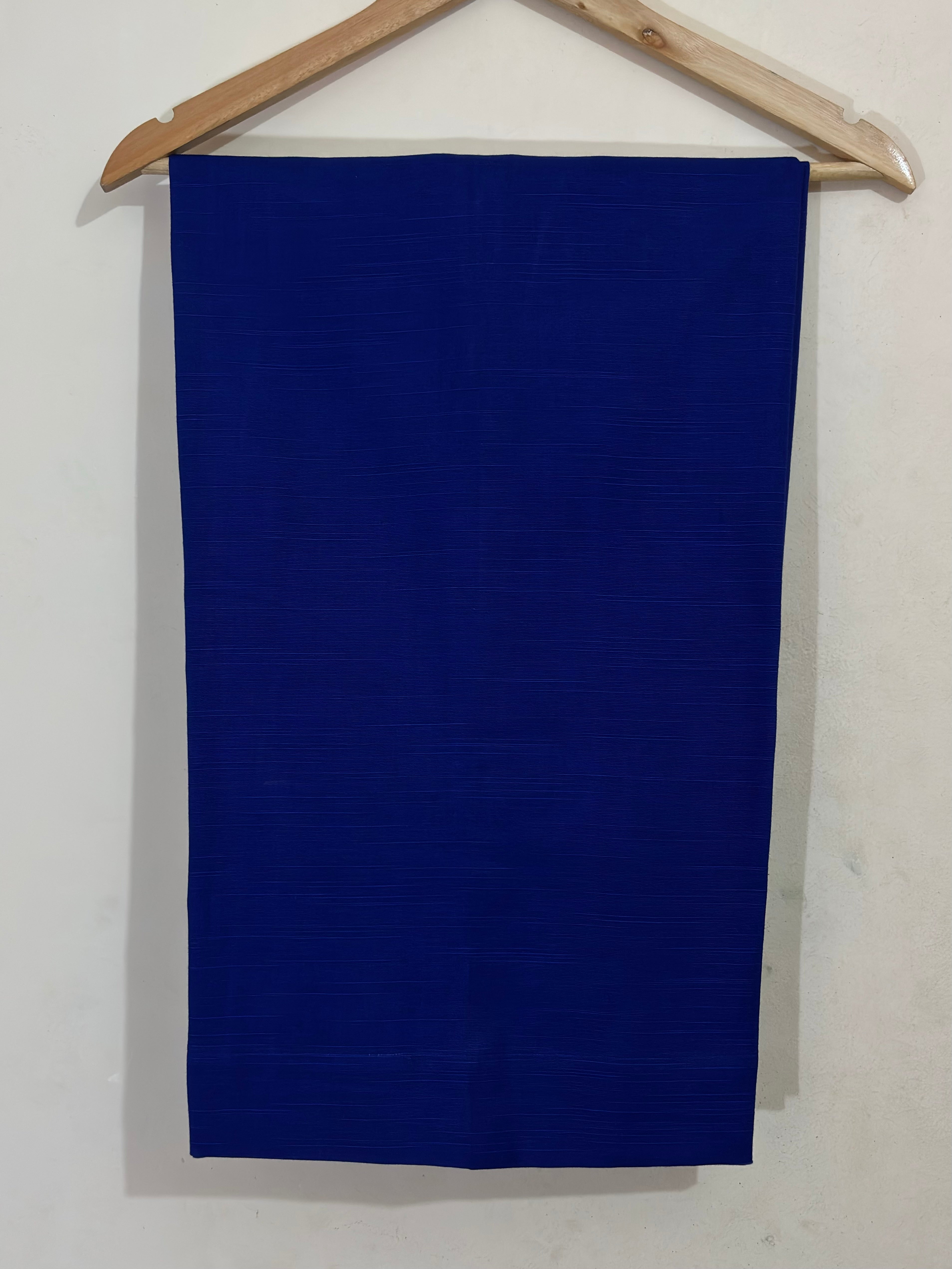 2 Pc - Stitched Khaddar Hand Embroidered Dress With Plazo