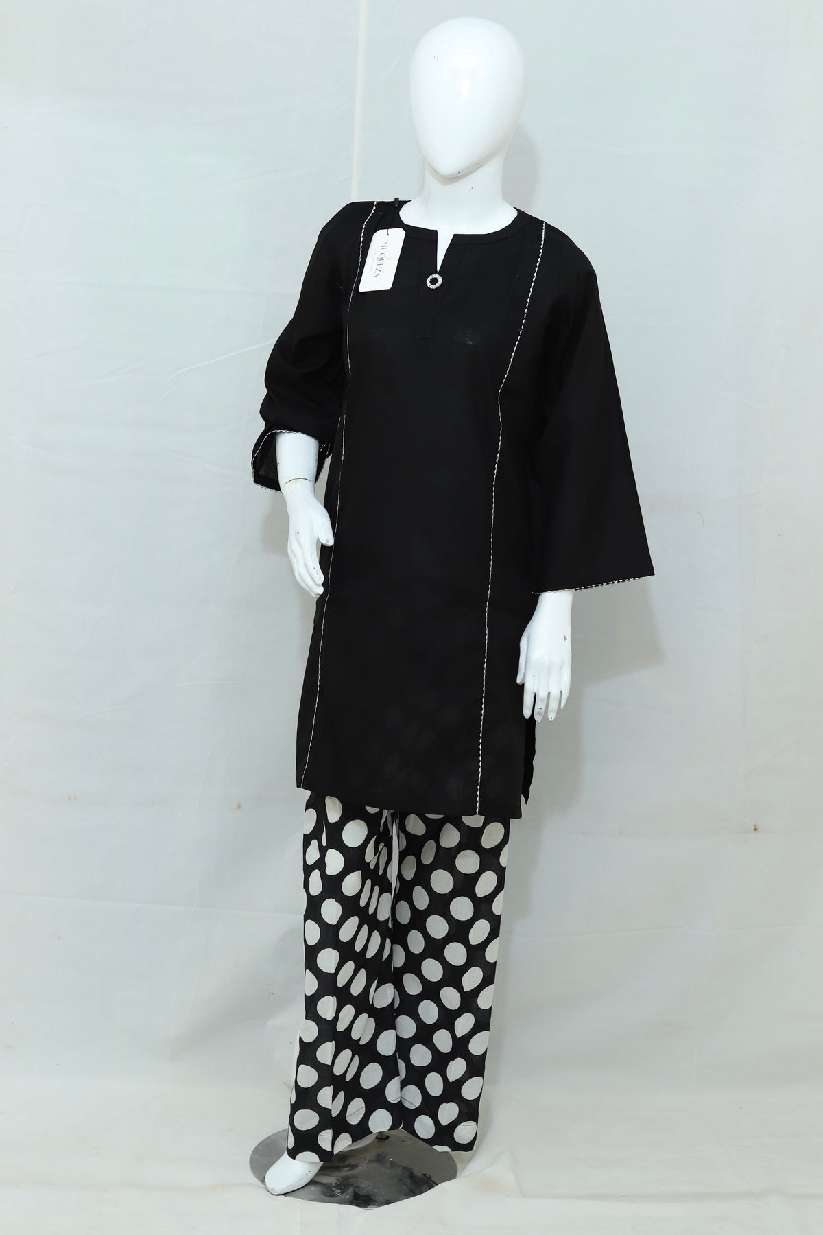 2-Piece Stitched  Dress With Shalwar