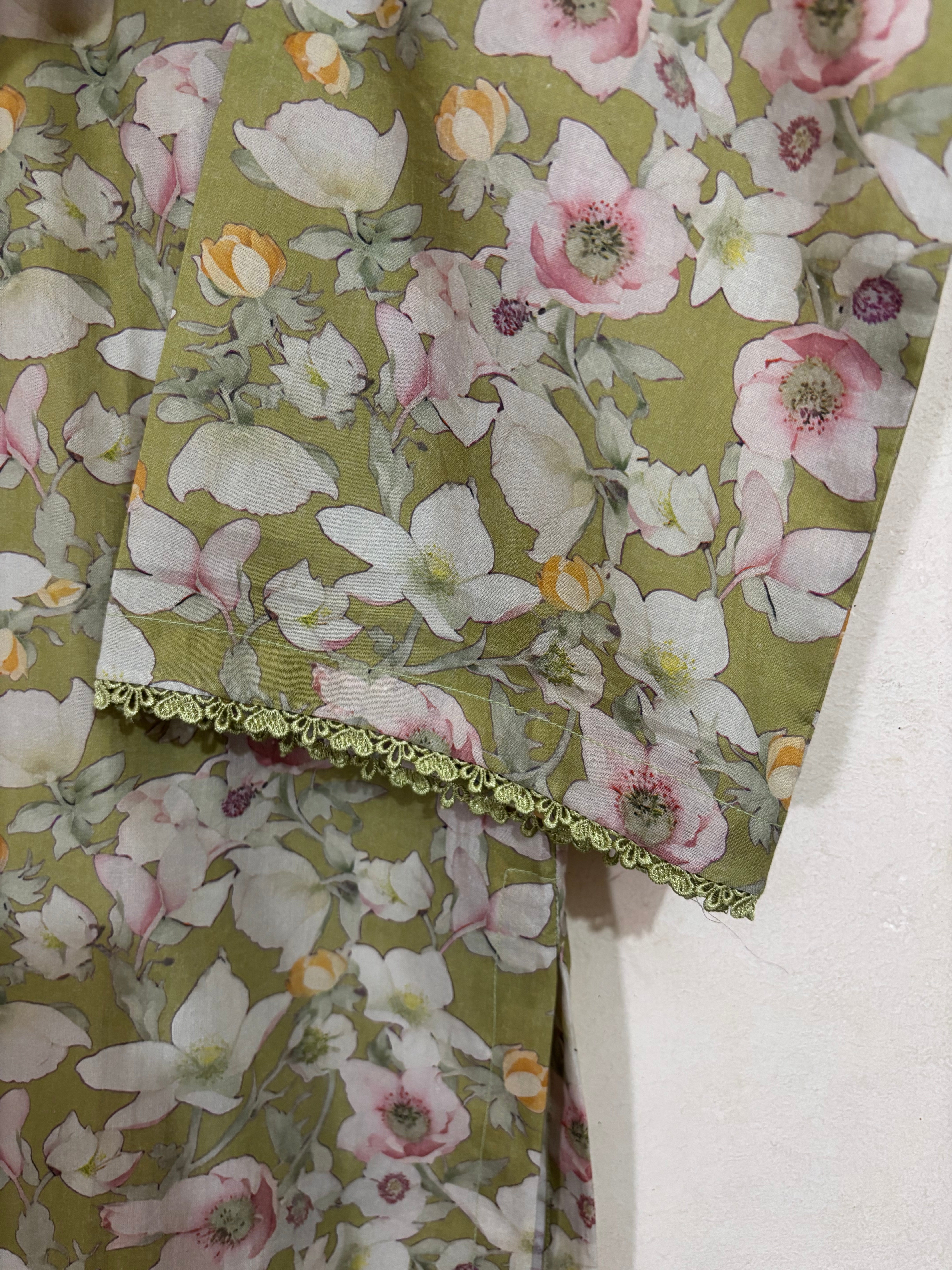 3pc printed lawn dress