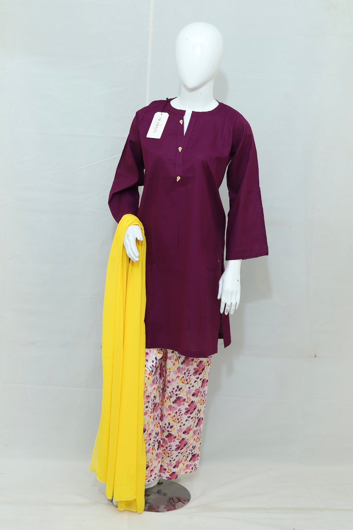 Purple printed