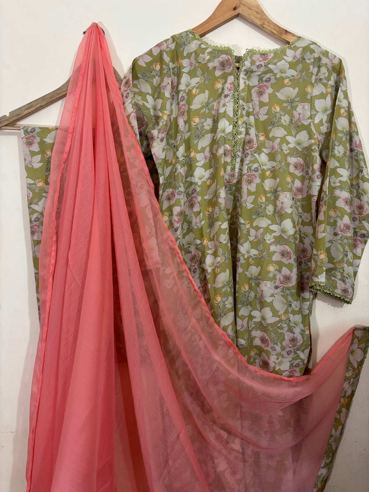 3pc printed lawn dress
