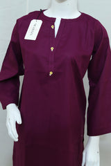 Purple printed