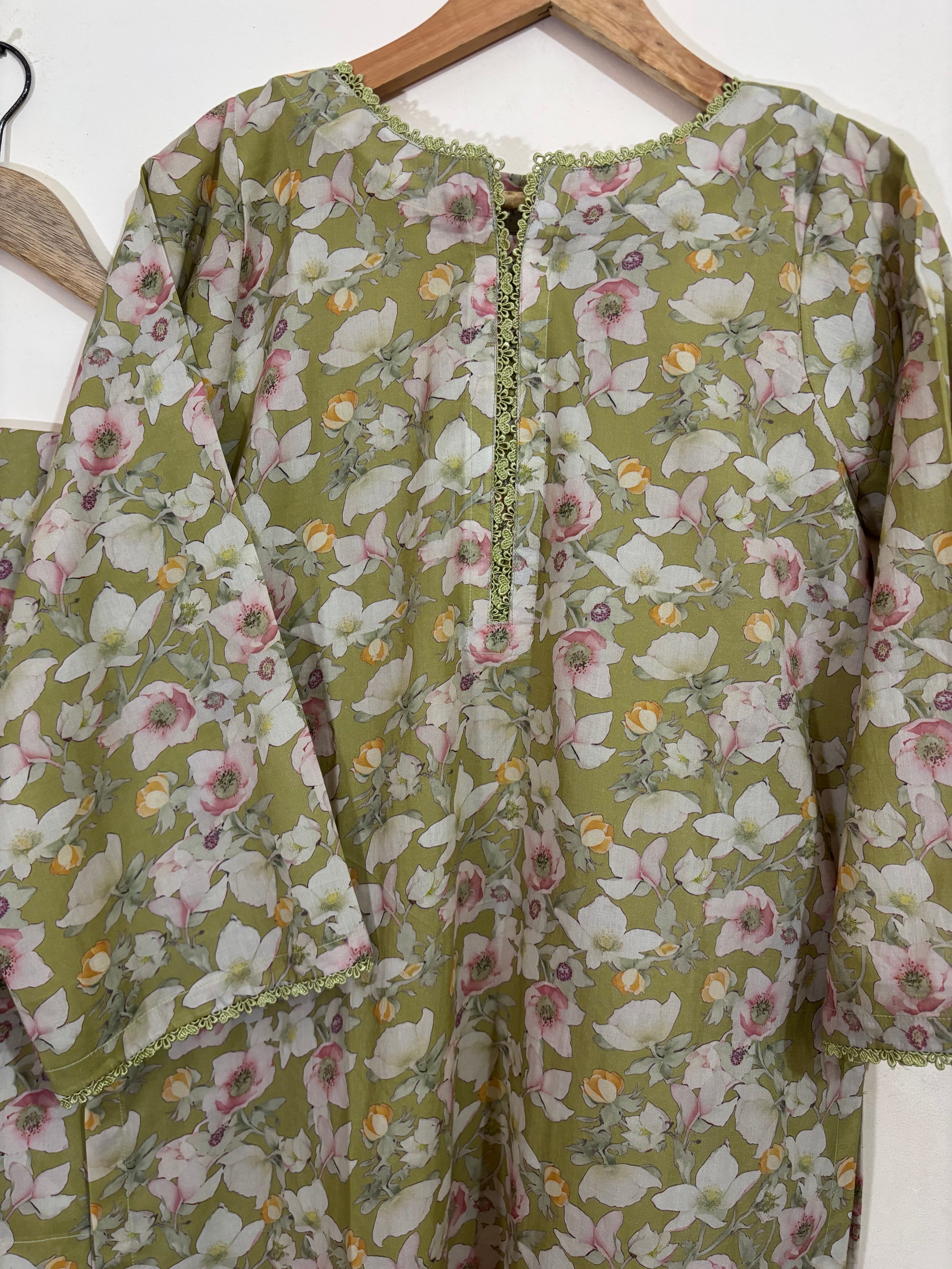 3pc printed lawn dress