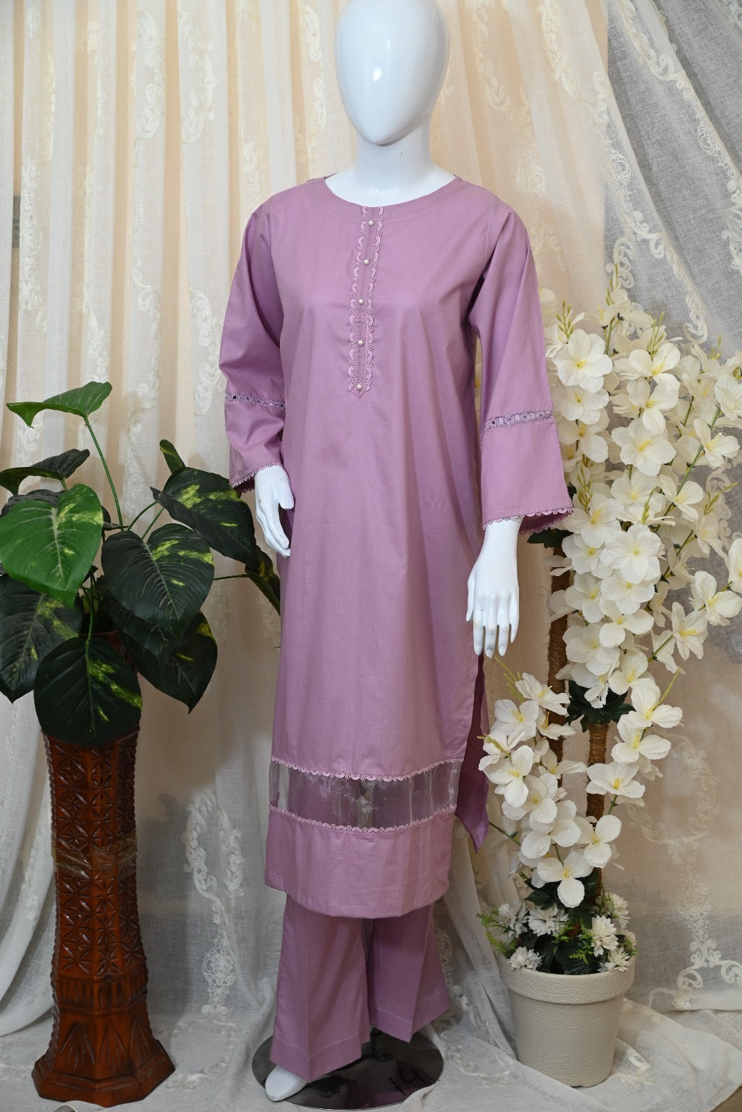 2pc Cotton Lawn Dress