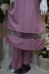 2-Piece Stitched Solid Dress