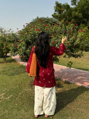 2pc Embroidered Farshi Dress