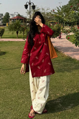 2pc Embroidered Farshi Dress