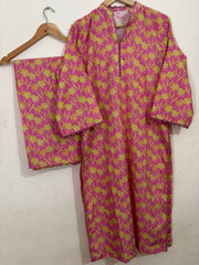 2pc printed lawn dress