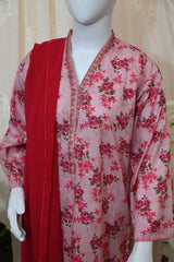 Pink printed