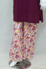 Purple printed