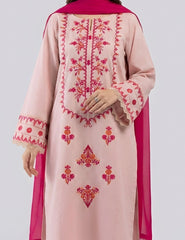 3pc Embroidered Dress - Limited Edition