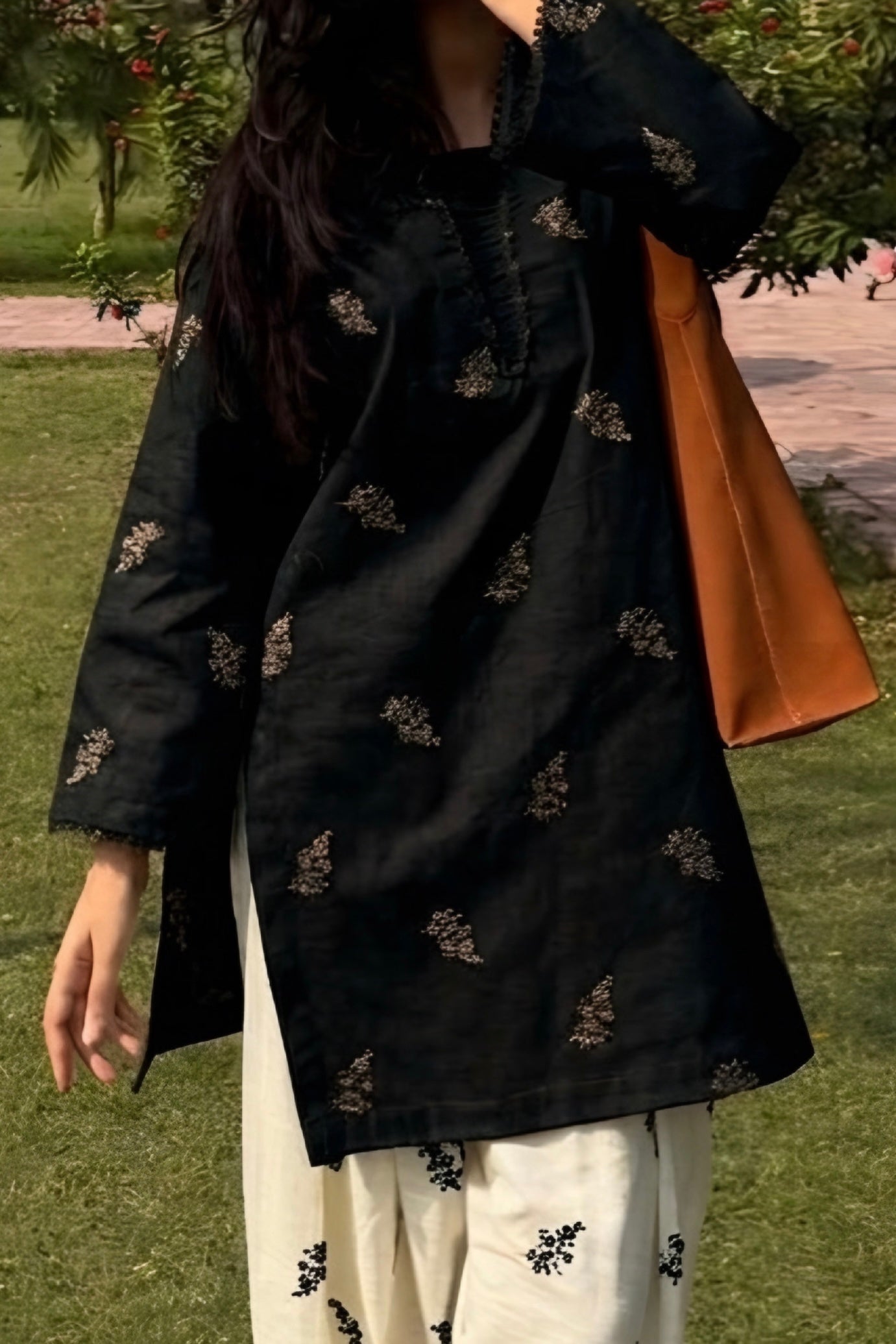 2pc Embroidered Farshi Dress