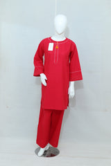 2pc Khaddar Hand Embroidery Dress