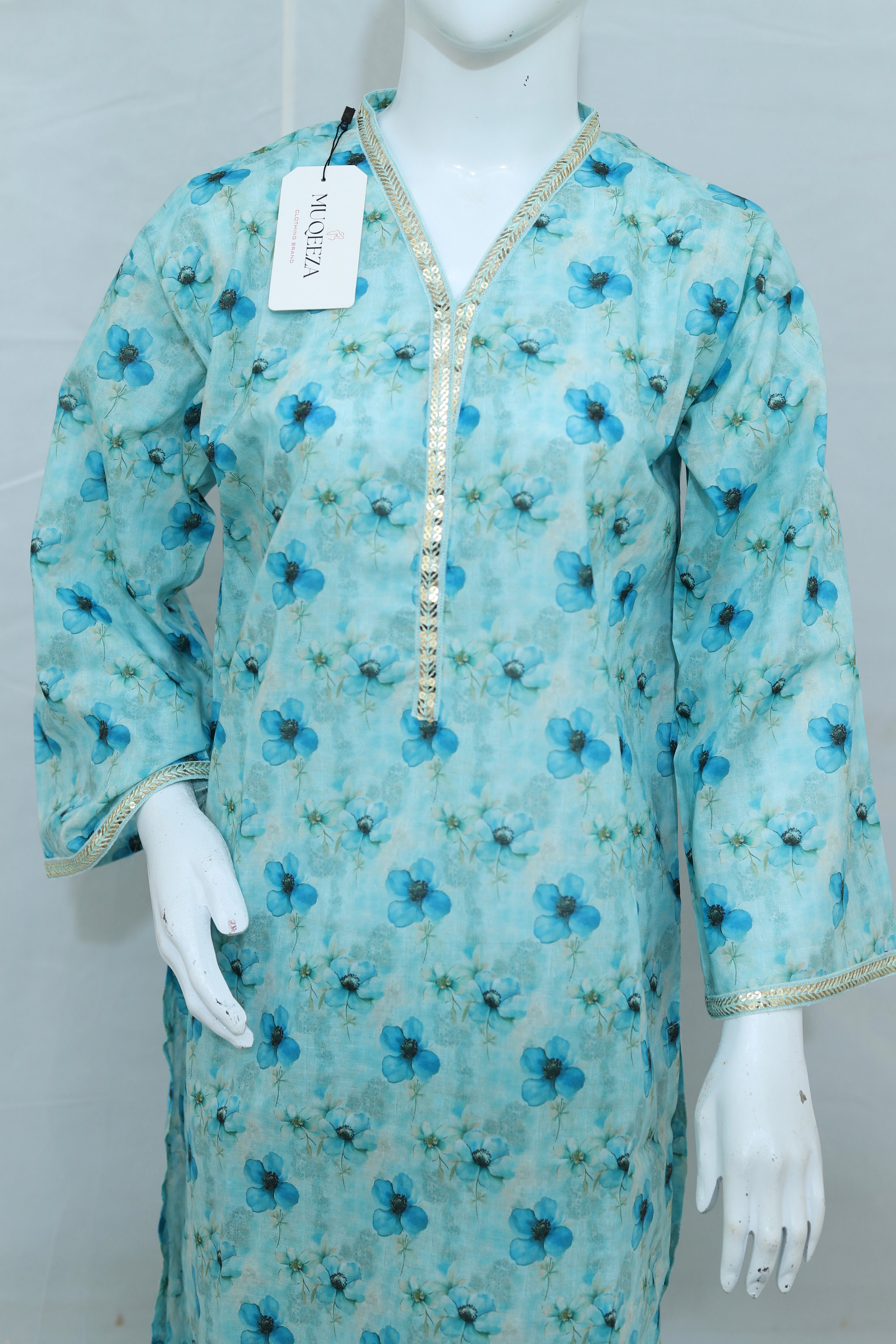 Sky blue seq lace