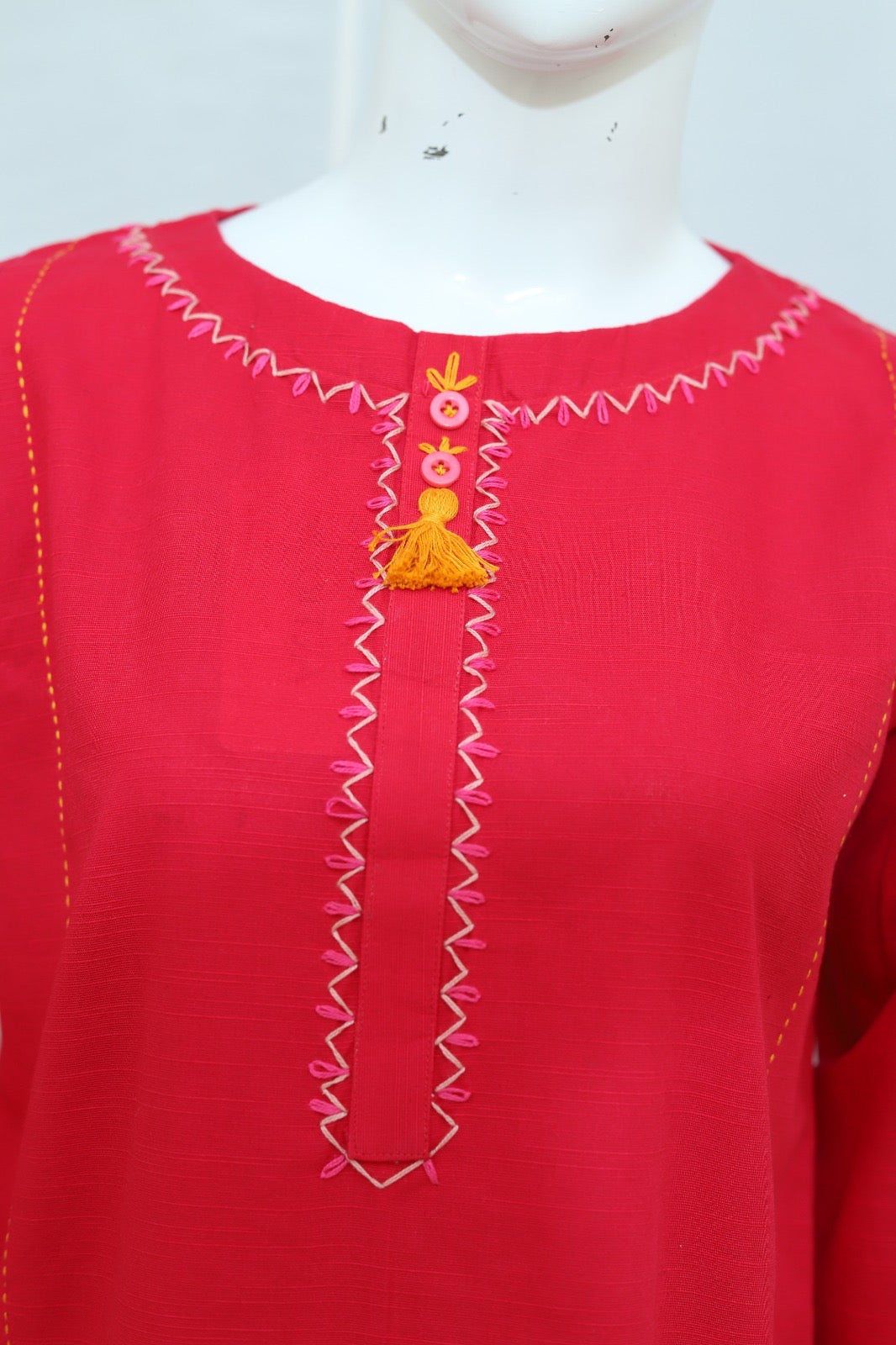 2pc Khaddar Hand Embroidery Dress