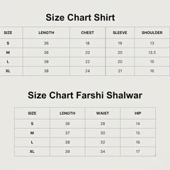 2pc Zinc Embroidered Farshi Set - Most Demanding