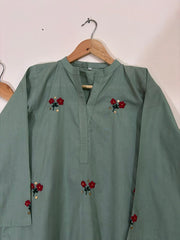 2pc Cotton Lawn Hand Embroidery Dress