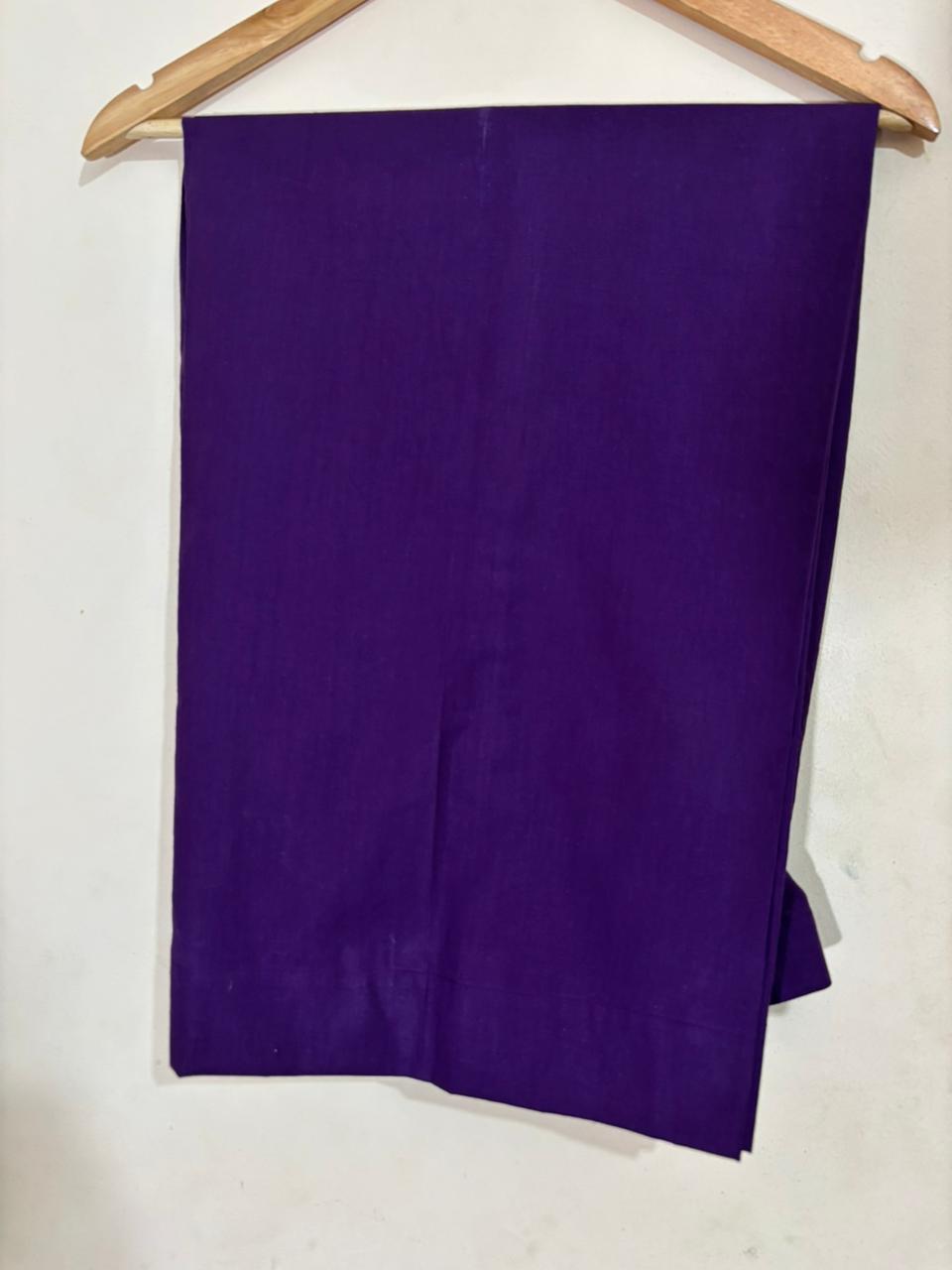 2pc Cotton Lawn Dress - Purple