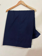 Royal Blue Solid With Plazo