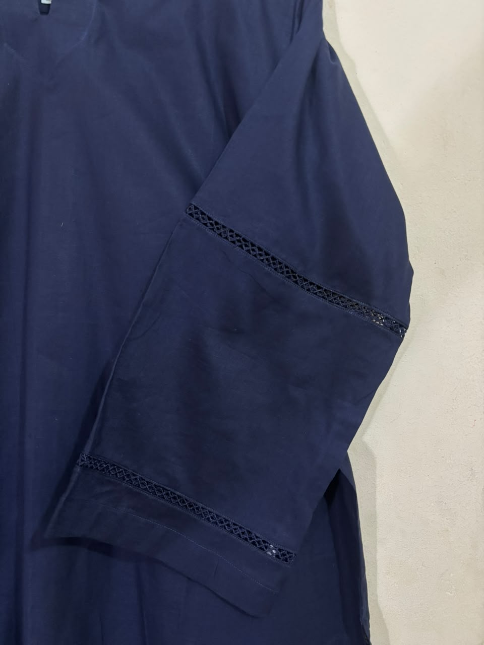 Royal Blue Solid With Plazo
