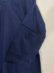 Royal Blue Solid With Plazo