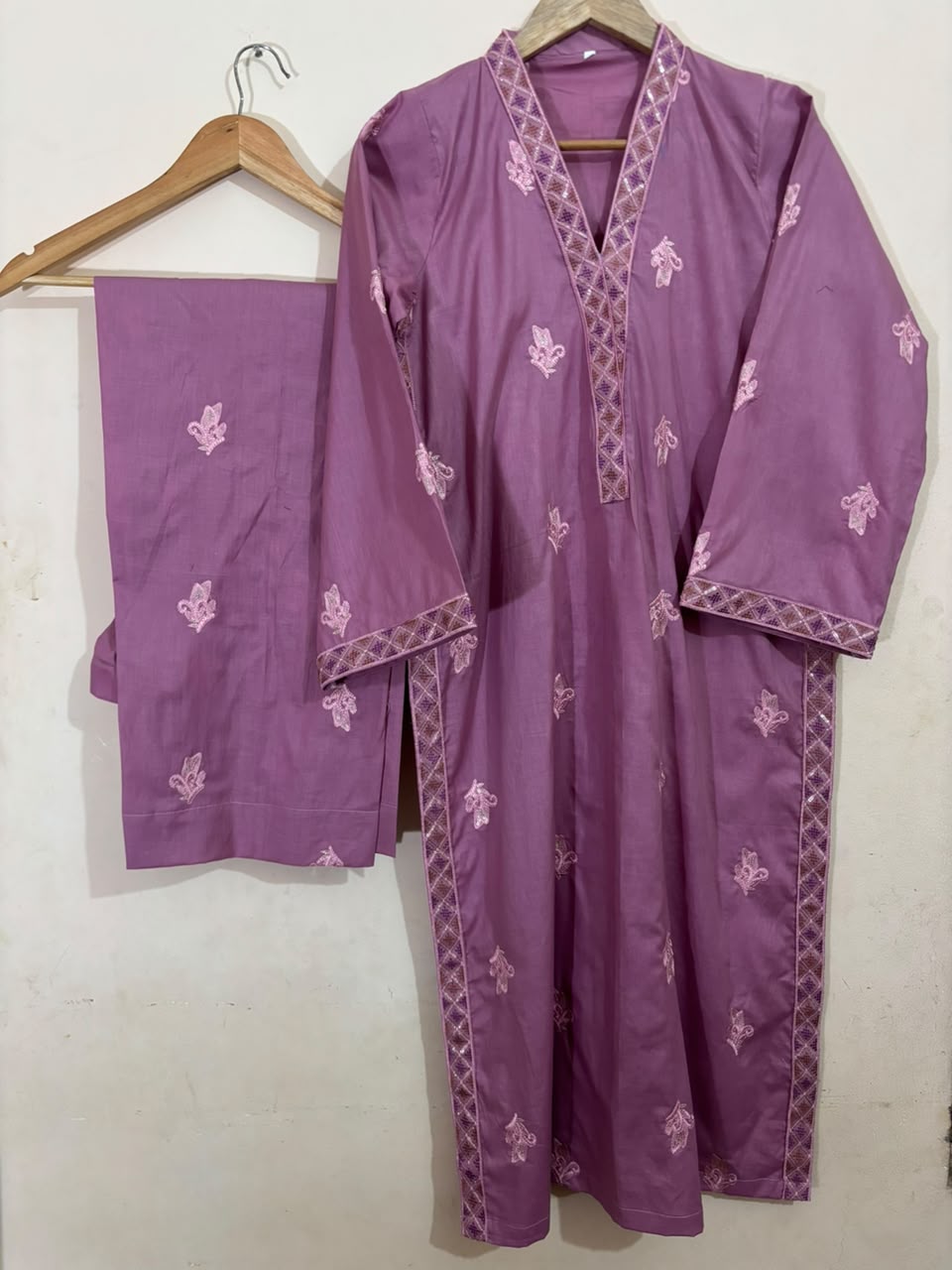 Lilac Embroidered - Most Selling